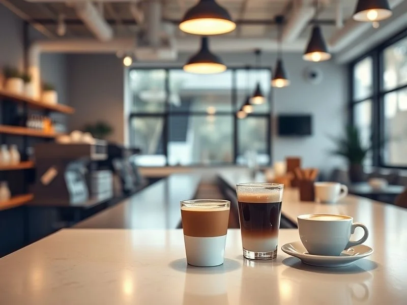 Meticulously organized collection of sustainable raw coffee cherries, green coffee beans, and dried coffee plant leaves.